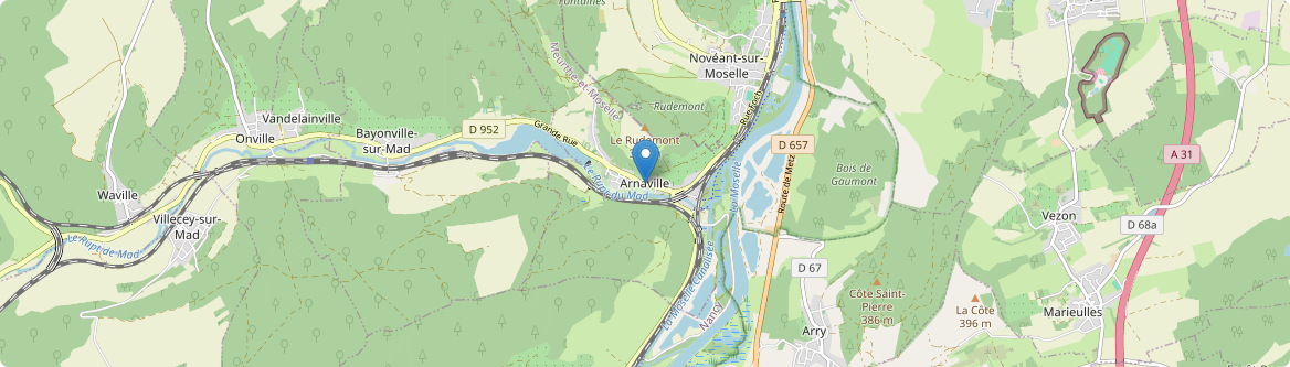 Arnaville - Carte