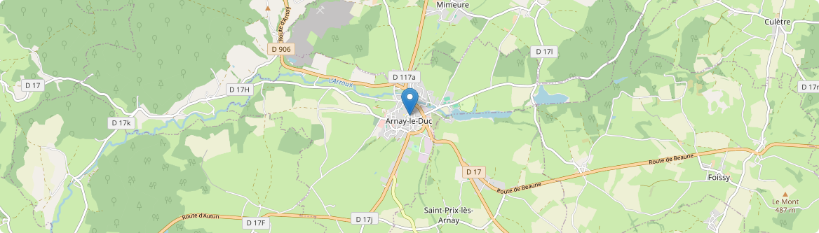 Arnay-le-Duc - Carte