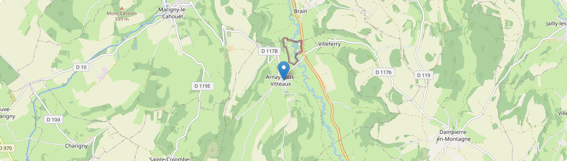 Arnay-sous-Vitteaux - Carte