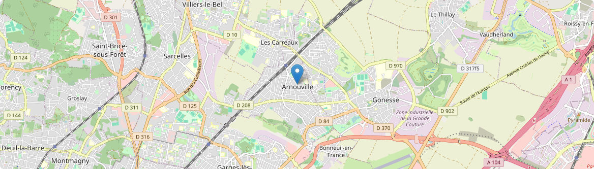 Arnouville - Carte