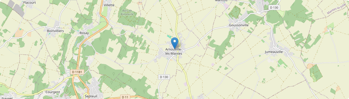 Arnouville-lès-Mantes - Carte