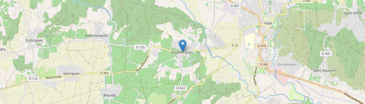 Arpaillargues-et-Aureillac - Carte
