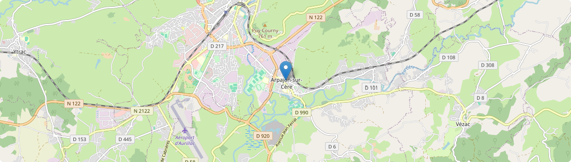 Arpajon-sur-Cère - Carte