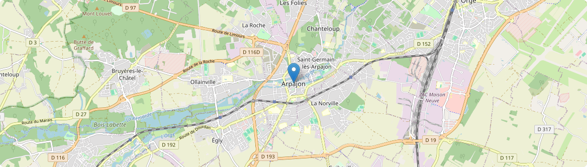 Arpajon - Carte