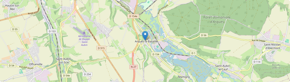 Arques-la-Bataille - Carte