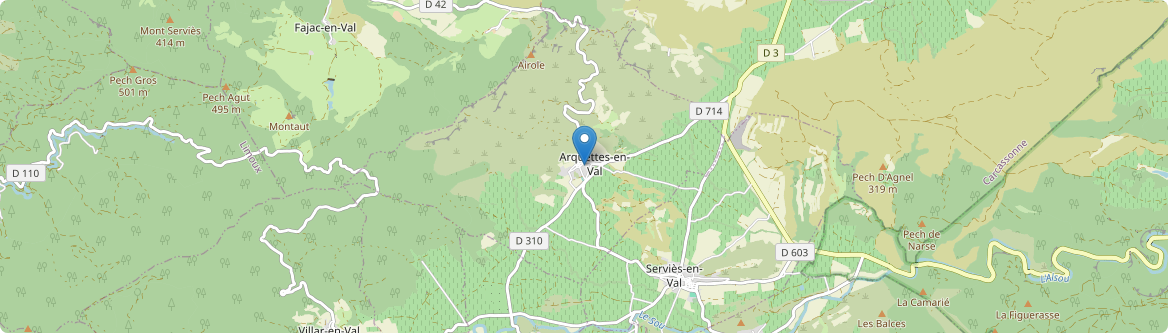 Arquettes-en-Val - Carte