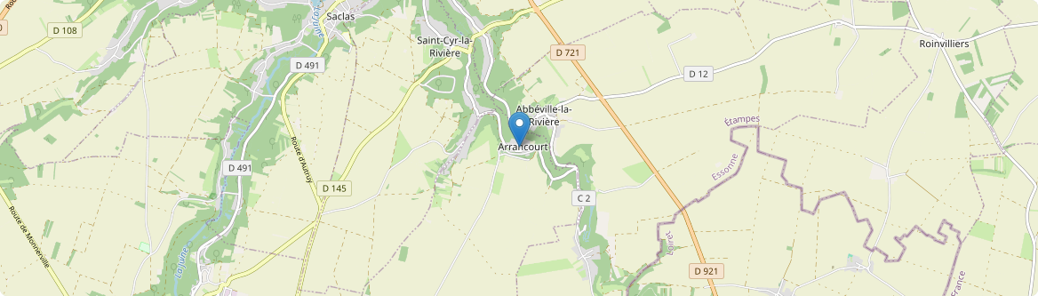 Arrancourt - Carte