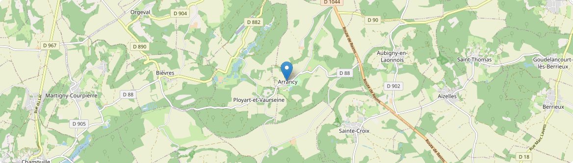 Arrancy - Carte