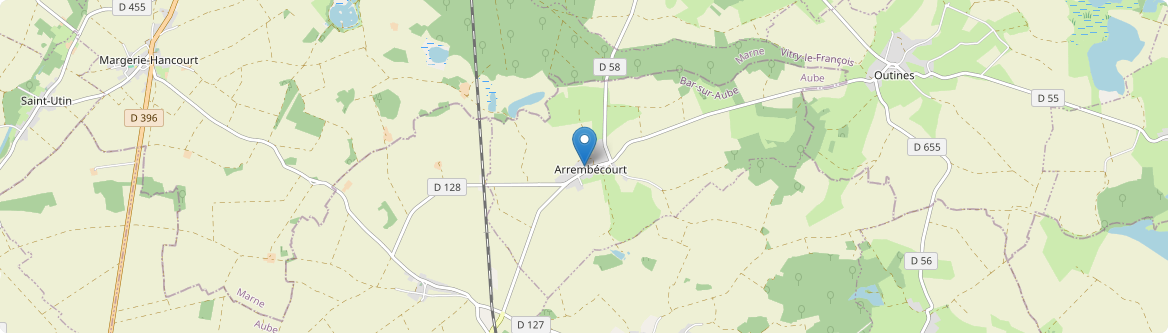 Arrembécourt - Carte