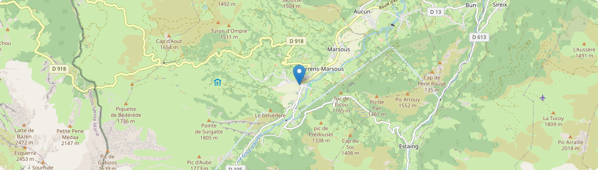 Arrens-Marsous - Carte