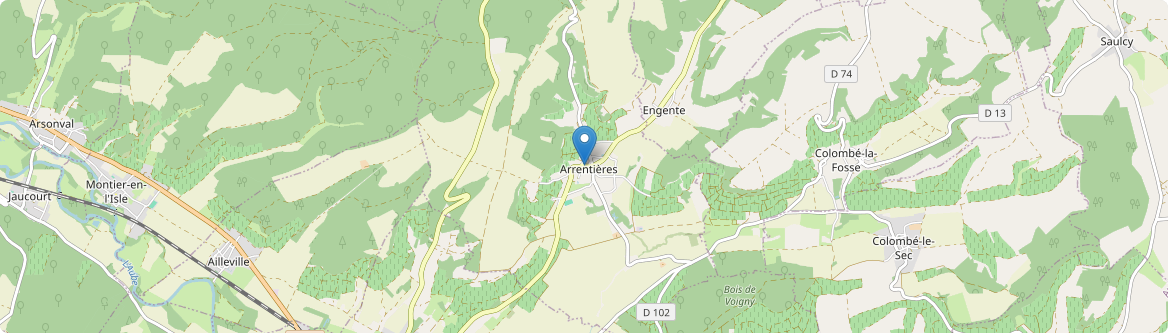 Arrentières - Carte