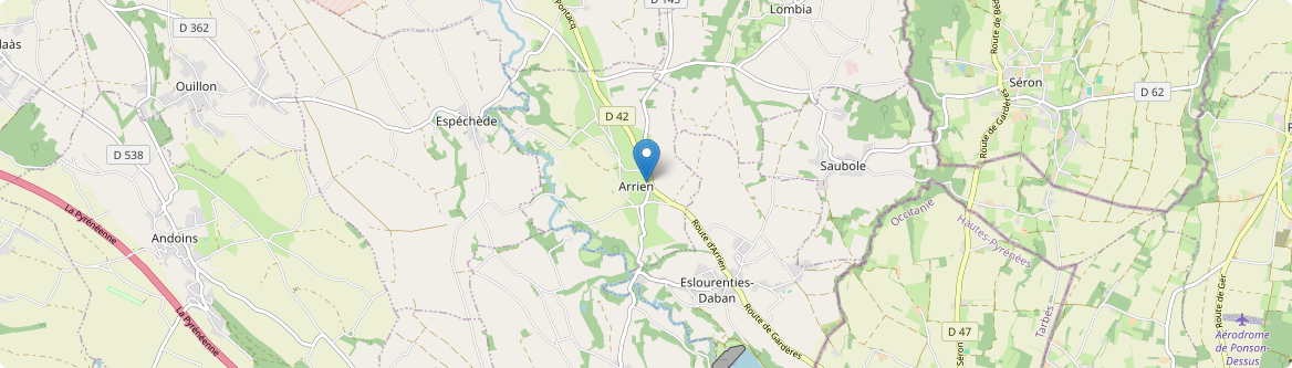 Arrien - Carte