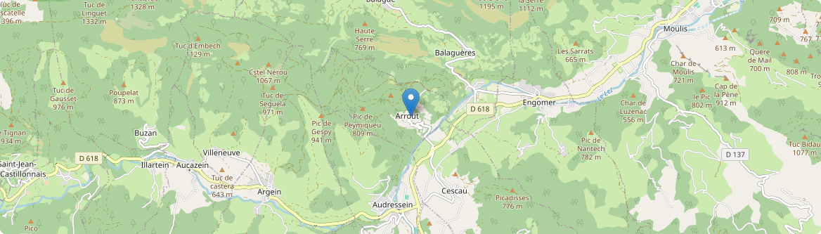 Arrout - Carte