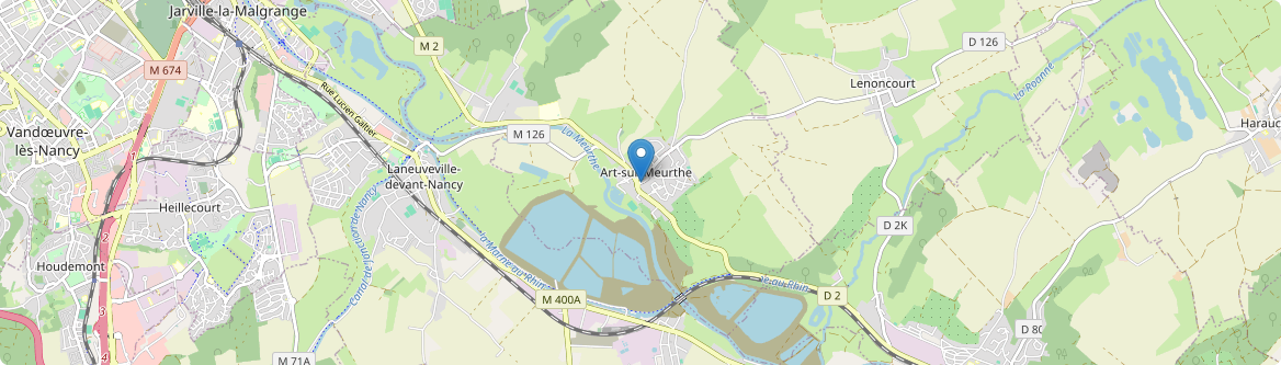 Art-sur-Meurthe - Carte