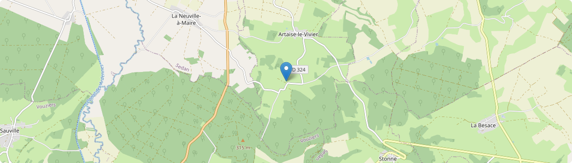 Artaise-le-Vivier - Carte