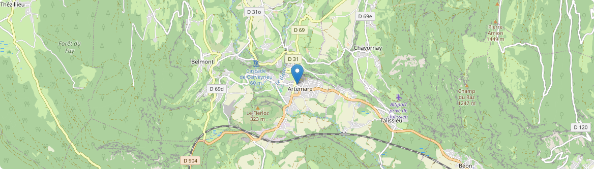 Artemare - Carte