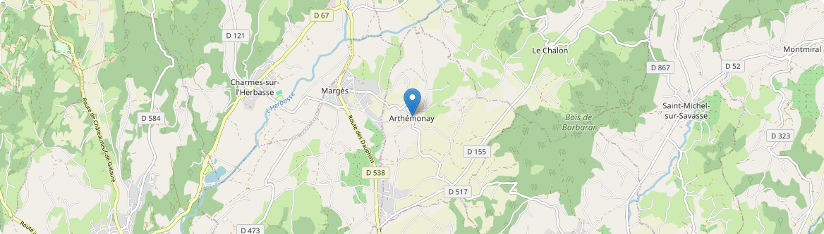 Arthémonay - Carte