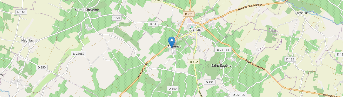 Arthenac - Carte