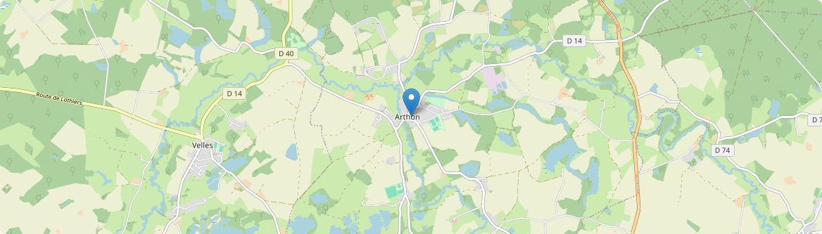 Arthon - Carte