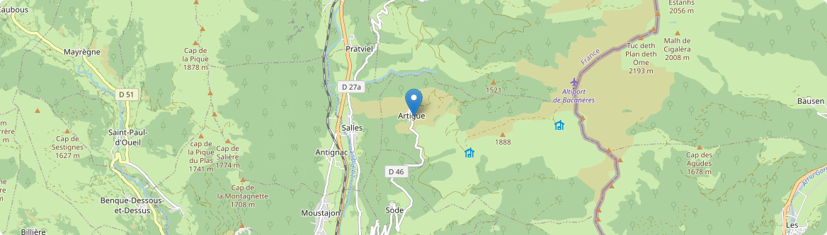 Artigue - Carte