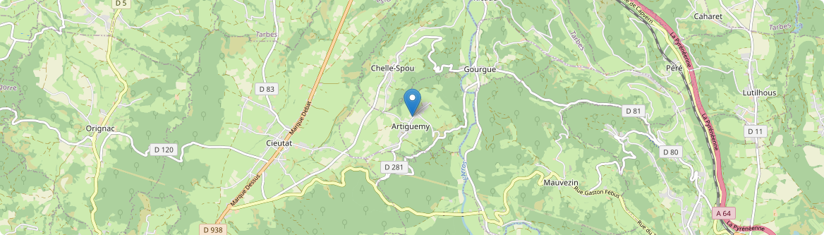 Artiguemy - Carte
