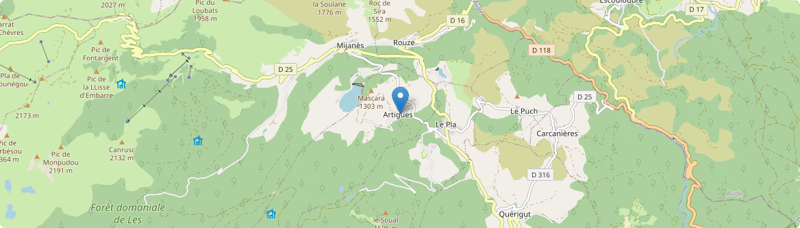 Artigues - Carte