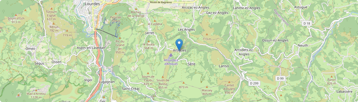 Artigues - Carte