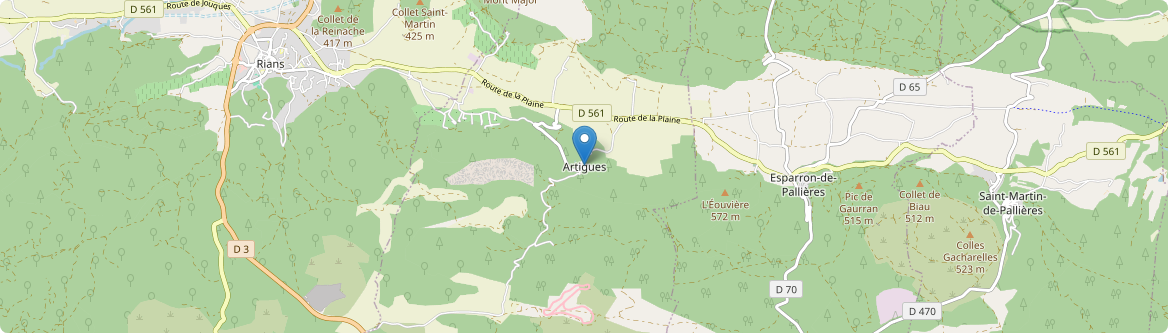 Artigues - Carte
