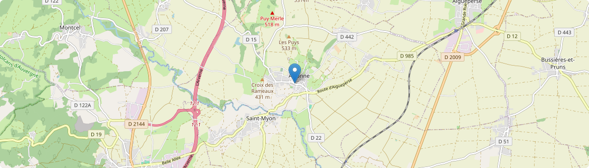 Artonne - Carte