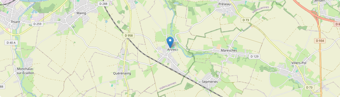 Artres - Carte