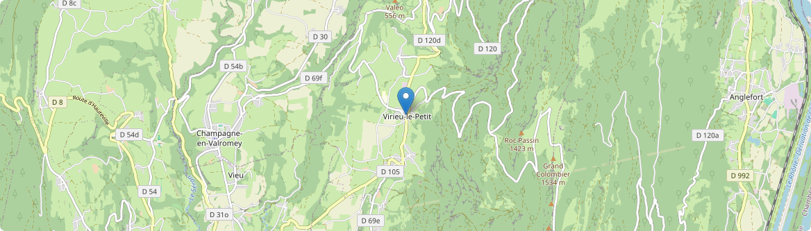 Arvière-en-Valromey - Carte