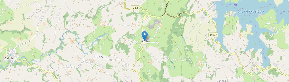 Arvieu - Carte