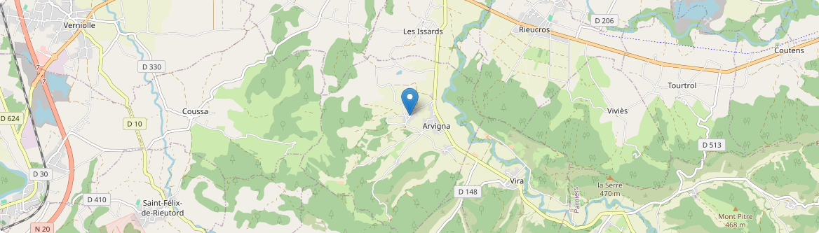 Arvigna - Carte