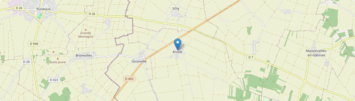 Arville - Carte