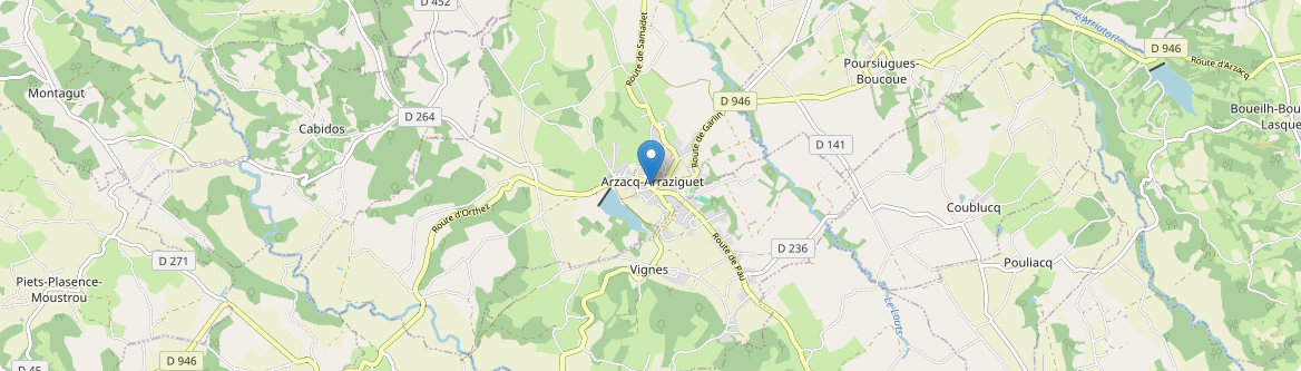 Arzacq-Arraziguet - Carte