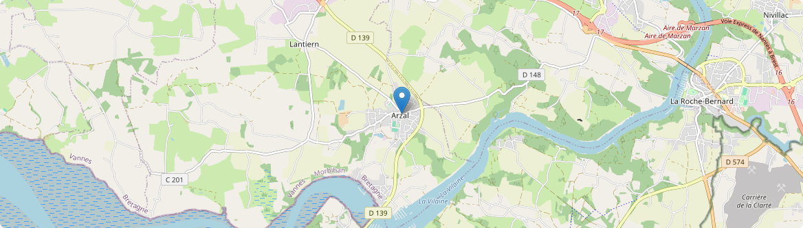 Arzal - Carte