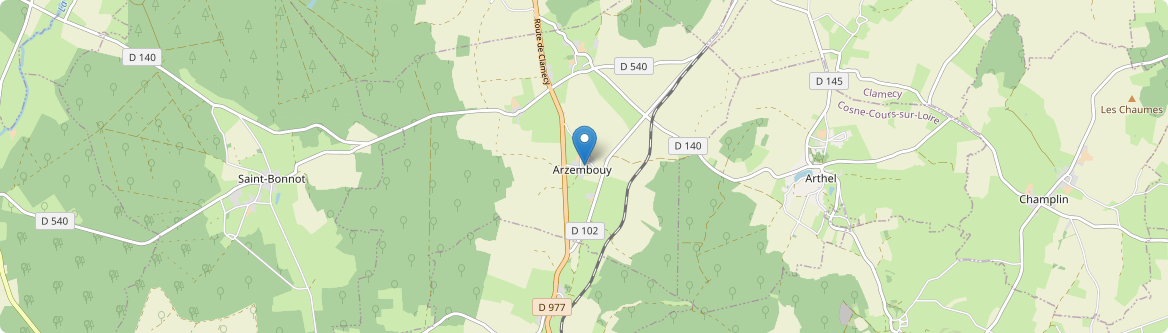 Arzembouy - Carte