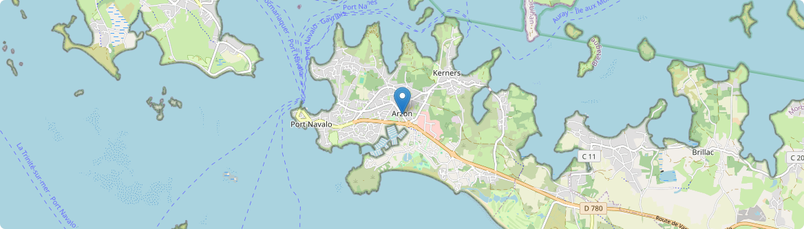 Arzon - Carte
