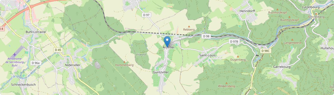 Arzviller - Carte