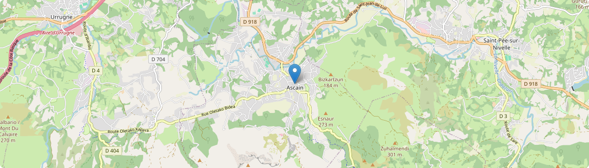 Ascain - Carte
