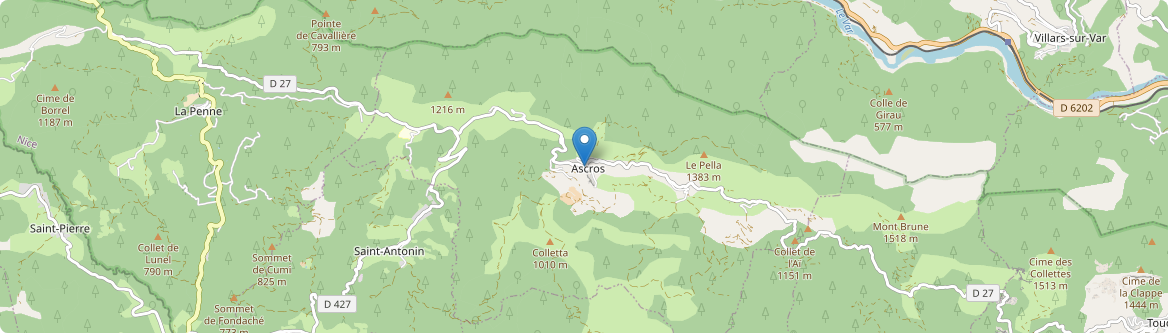 Ascros - Carte
