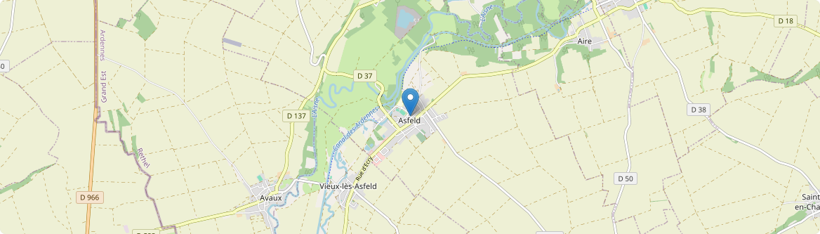 Asfeld - Carte