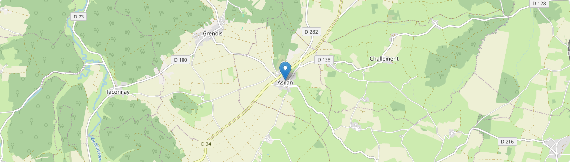 Asnan - Carte