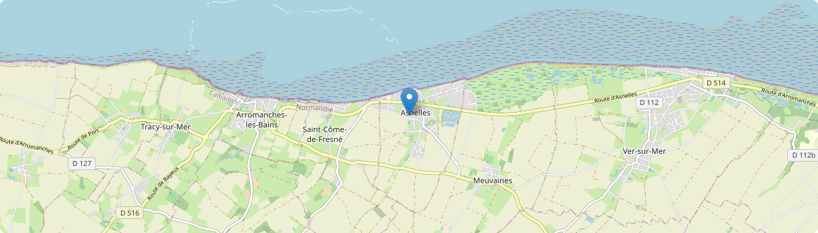Asnelles - Carte