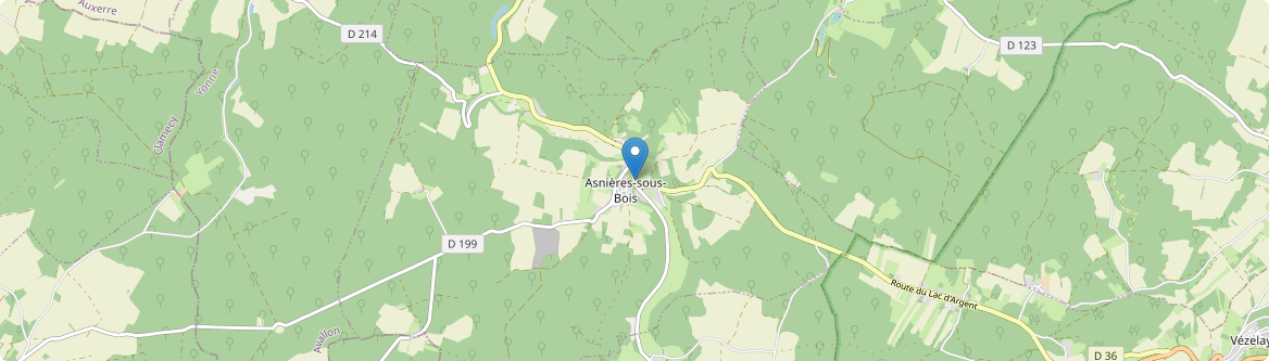 Asnières-sous-Bois - Carte