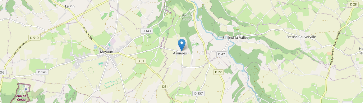 Asnières - Carte