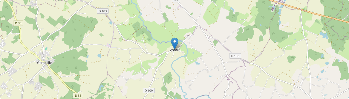Asnois - Carte
