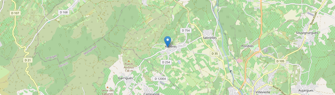Aspères - Carte