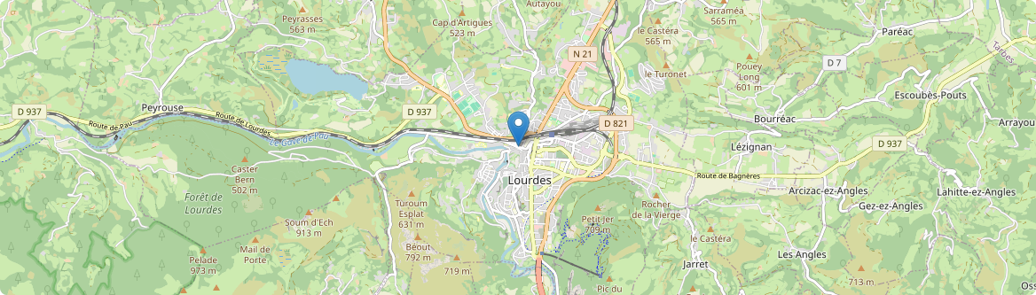 Aspin-en-Lavedan - Carte