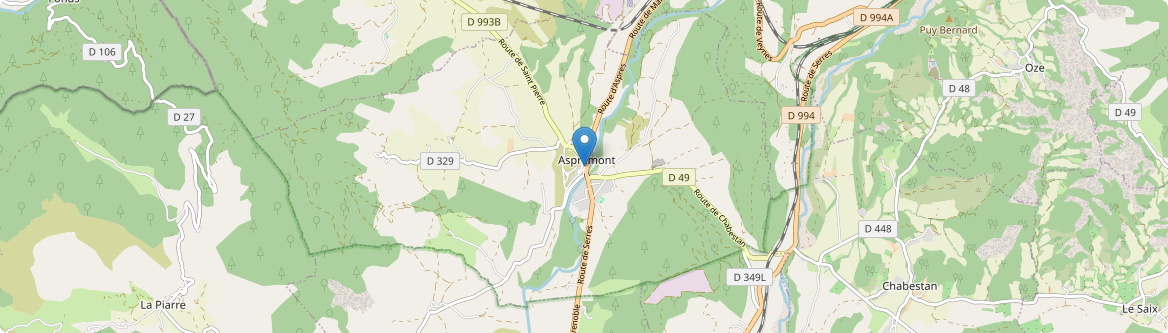 Aspremont - Carte